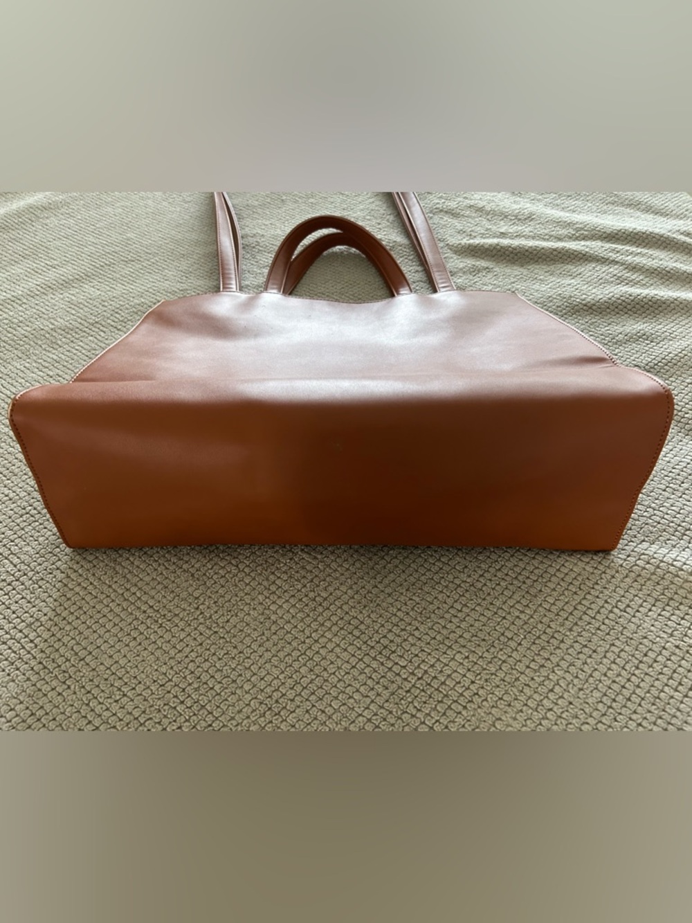 Medium Tan Telfar Shopping Bag - Picture 4 of 7